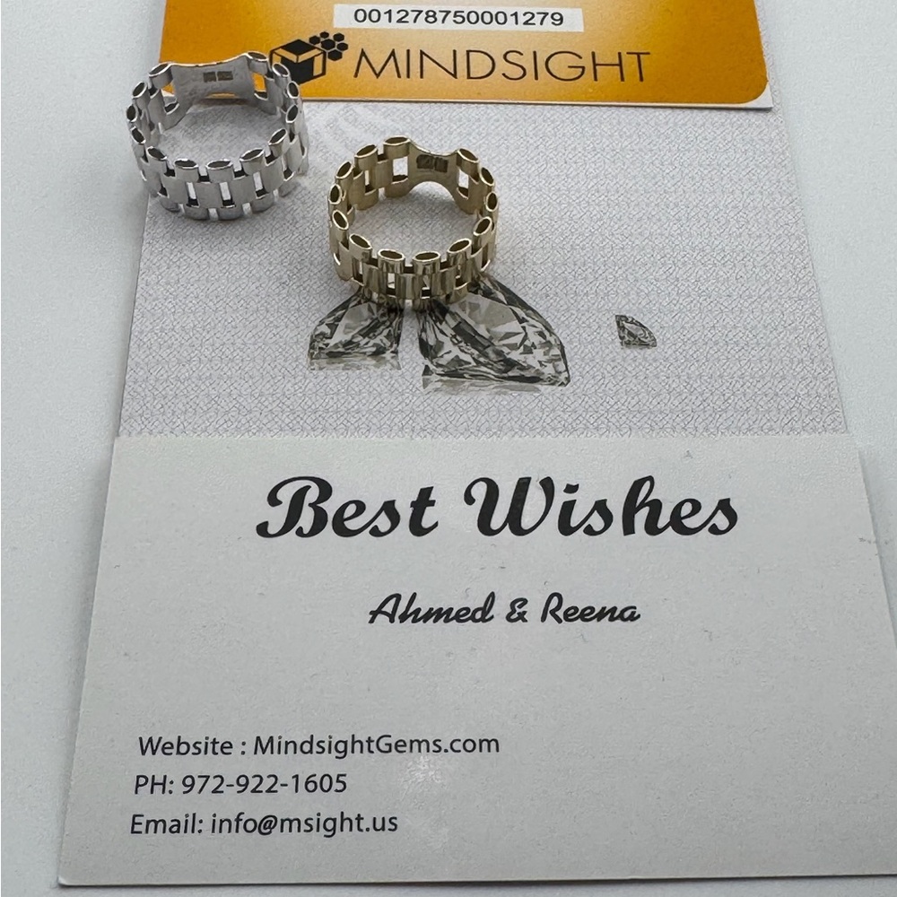 Custom made men’s Rolex style band, ring for men 10k Gold vermeil 925 Best Gift - Picture 3 of 5